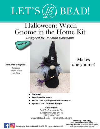Gnome in the Home Kit - Halloween: Witch