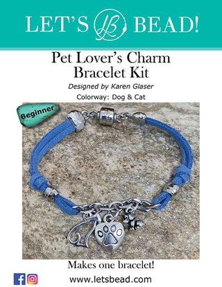 Kit Front Cover for the Pet Lovers Charm Bracelet - Dog and Cat.