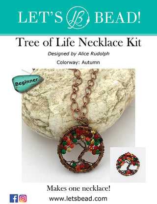Tree of Life Necklace Kit - Autumn