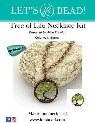Tree of Life Necklace Kit - Spring