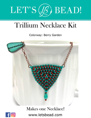 Trillium Necklace Kit - Berry Garden
